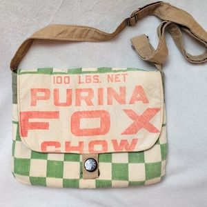 OOAK Upcycled Messenger Bag